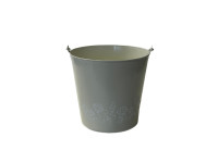 35SQN ZINC bucket creme w brush H25