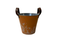 35SQN ZINC bucket orange w white H21