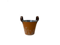 35SQN ZINC bucket orange w white H12