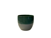 40LCN CERAMIC pot round green L