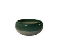 40LCN CERAMIC bowl round green H10