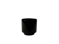 40LCN CERAMIC pot black shining H11.5