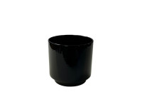 40LCN CERAMIC pot black shining H17