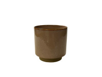 40LCN CERAMIC pot mottled brown L