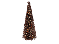 45SHN WOOD xmas tree, copper H60