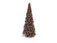 45SHN WOOD xmas tree, champagne H60