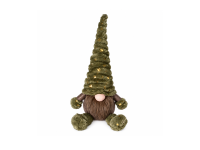 63DLN TEXTILE gnome sitting green M H44