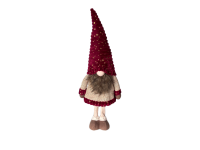 63DLN TEXTILE gnome buncing legs red L