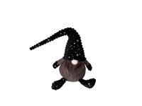 63DLN TEXTILE gnome sitting black L H58
