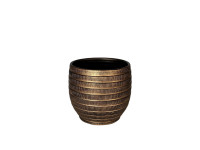 PSVE2 DARK GOLD pot D20 H18