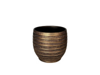 PSVE2 DARK GOLD pot D28 H26