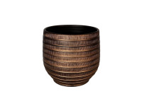 PSVE2 DARK GOLD pot D32 H30