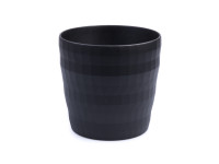PALA6 PIXEL pot (2) shiny black D23H25