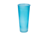 *%*77ZPA GLAS GEKLEURD, vaas hoog conisc